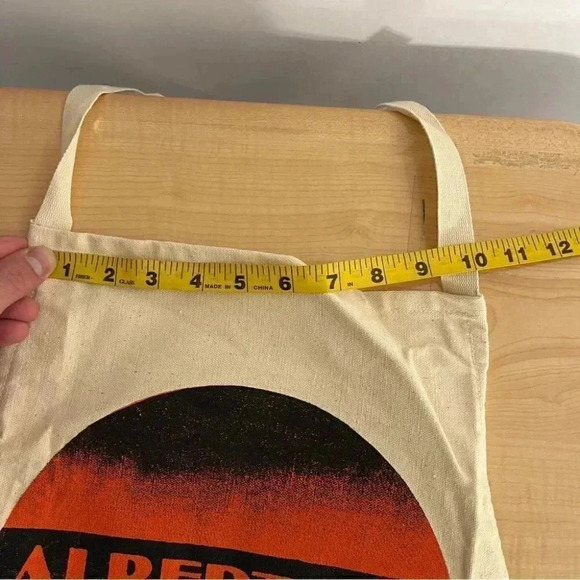 Vintage cotton apron  “ALBERTA Presents” - Picture 2 of 6